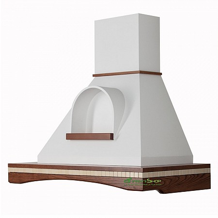 Classic hood MARGO 'niche 90 rustic dark ash wood Faber c52 Coppari