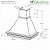 Acquista online ANNY 90 G-B kitchen hood raw ash strip - white chimney Faber
