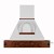 Acquista online - Cappa cucina rustica legno Frutta L. 90 frassino scuro motore Faber 300 mc/h Coppari