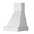 Acquista online - Cappa 60 GRACE Fascione Bianco LISCIO Compatibile Cucina IKEA BodByn, Motore Faber 300 mc/h Coppari
