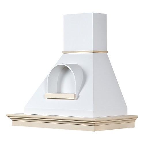 Acquista online Classic MAYA Hood 90 Toulipier Crude-fireplace C/white niche-52B motor