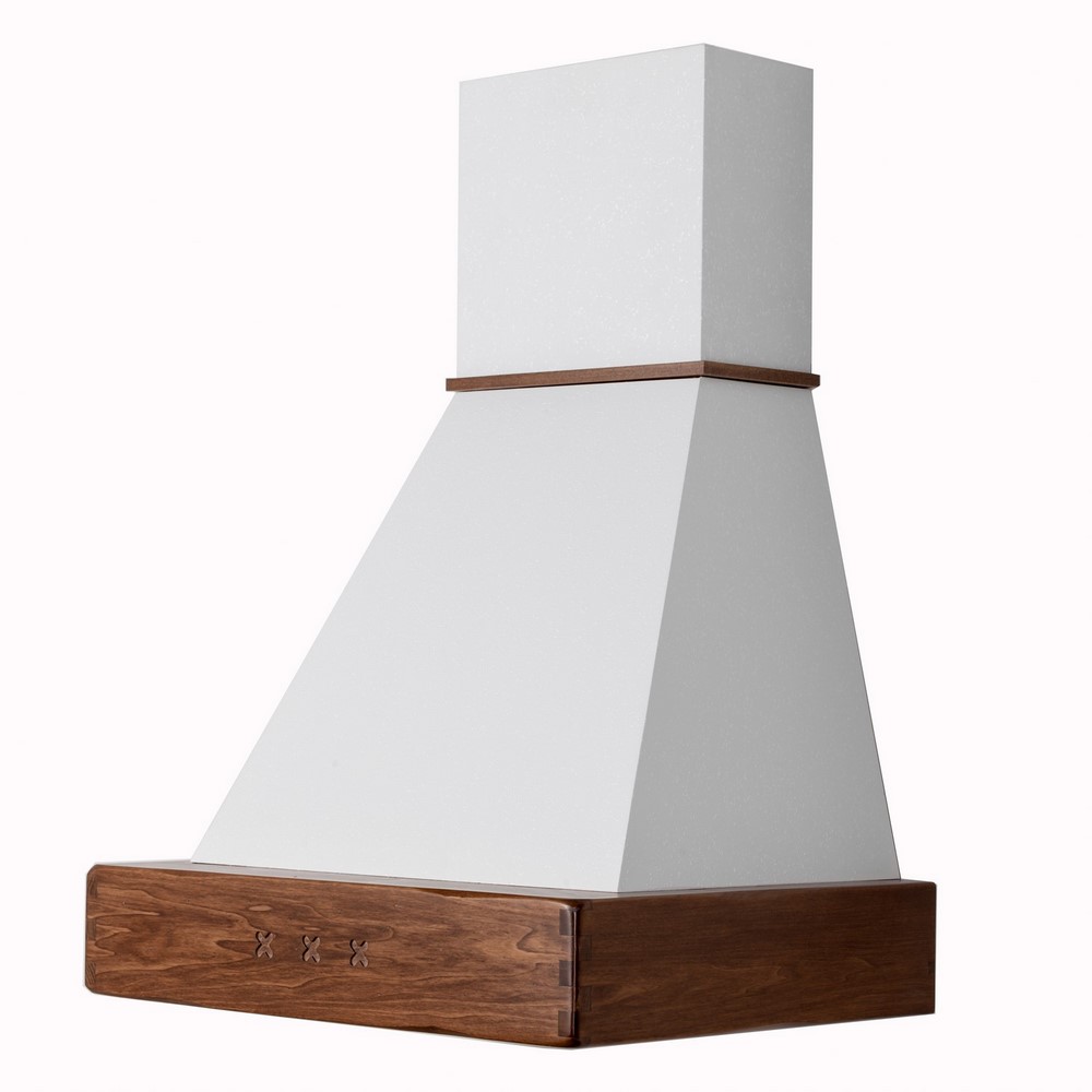 Cappa classica ESTER 60 rustica legno noce scuro motore B52