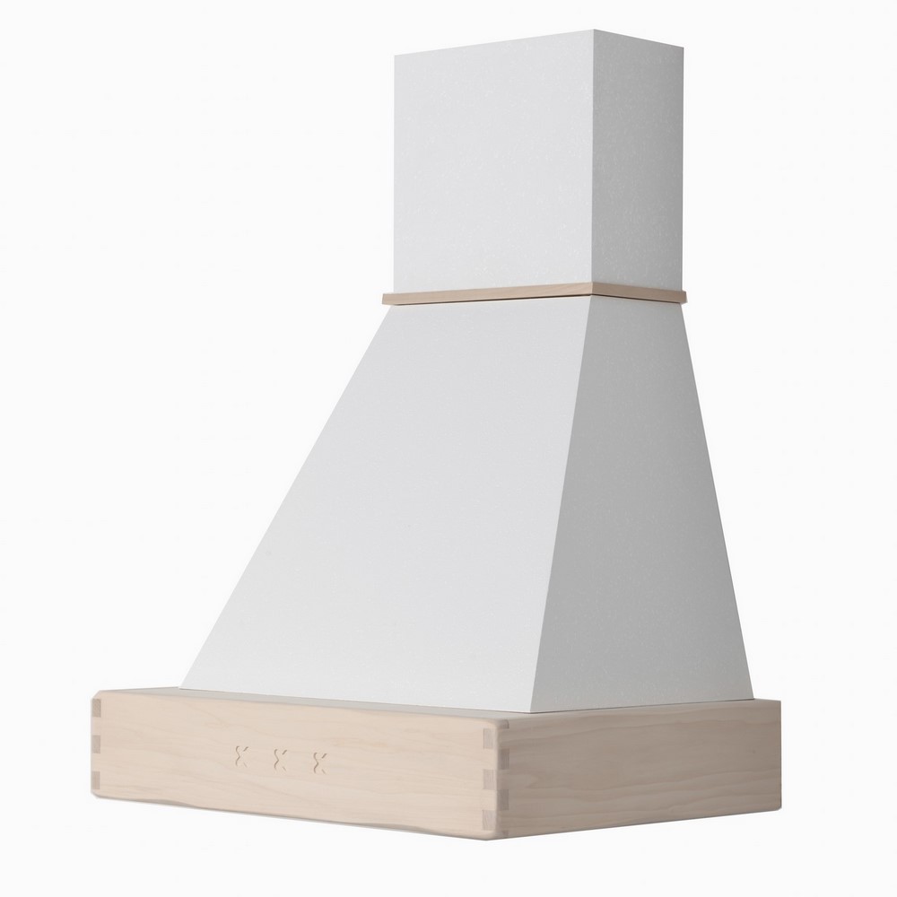 Cappa classica ESTER 60 rustica legno Toulipier grezzo motore Faber