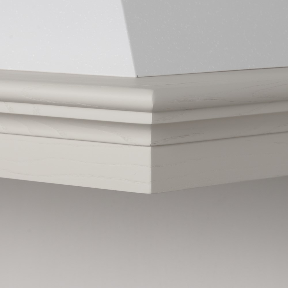 Cappa Legno Rustica cucina MAYA 120 Frassino Bianco motore C70