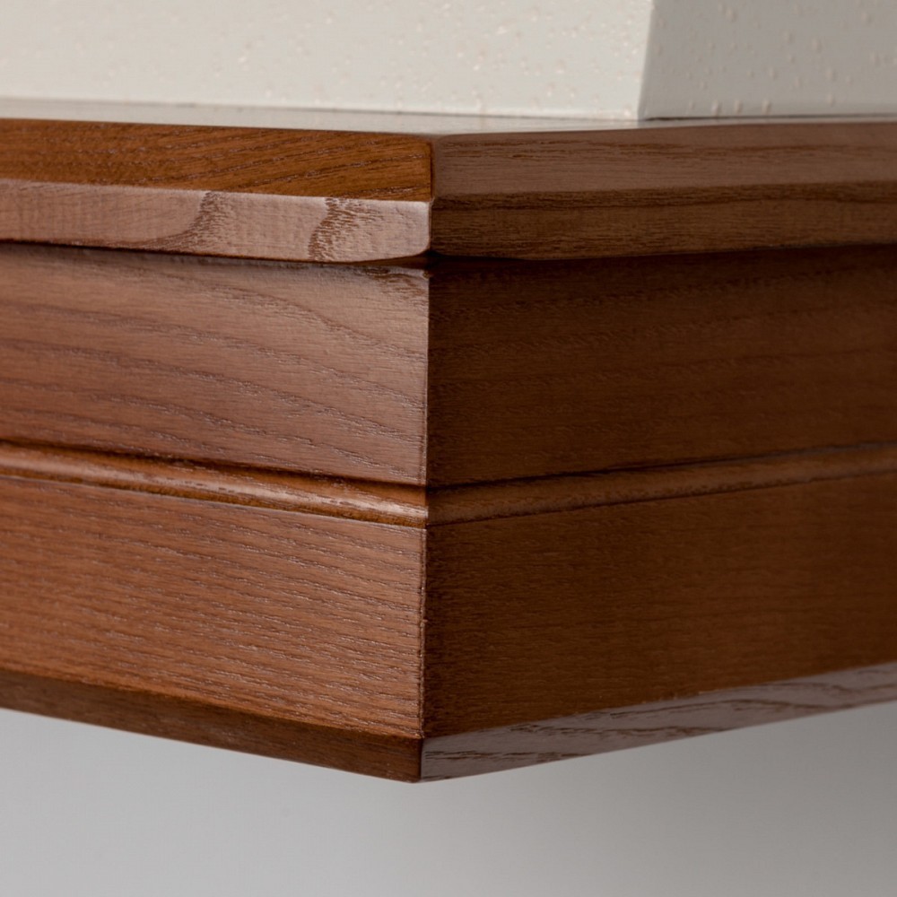 Cappa rustica legno STOCK 70 frassino medio,cono grezzo,motore C52