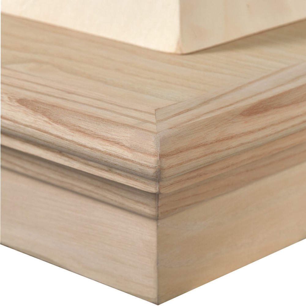 - Cappa Classica MAYA 90 Frassino grezzo, Cono C/Nicchia Bianco - Motore 218 mc/h