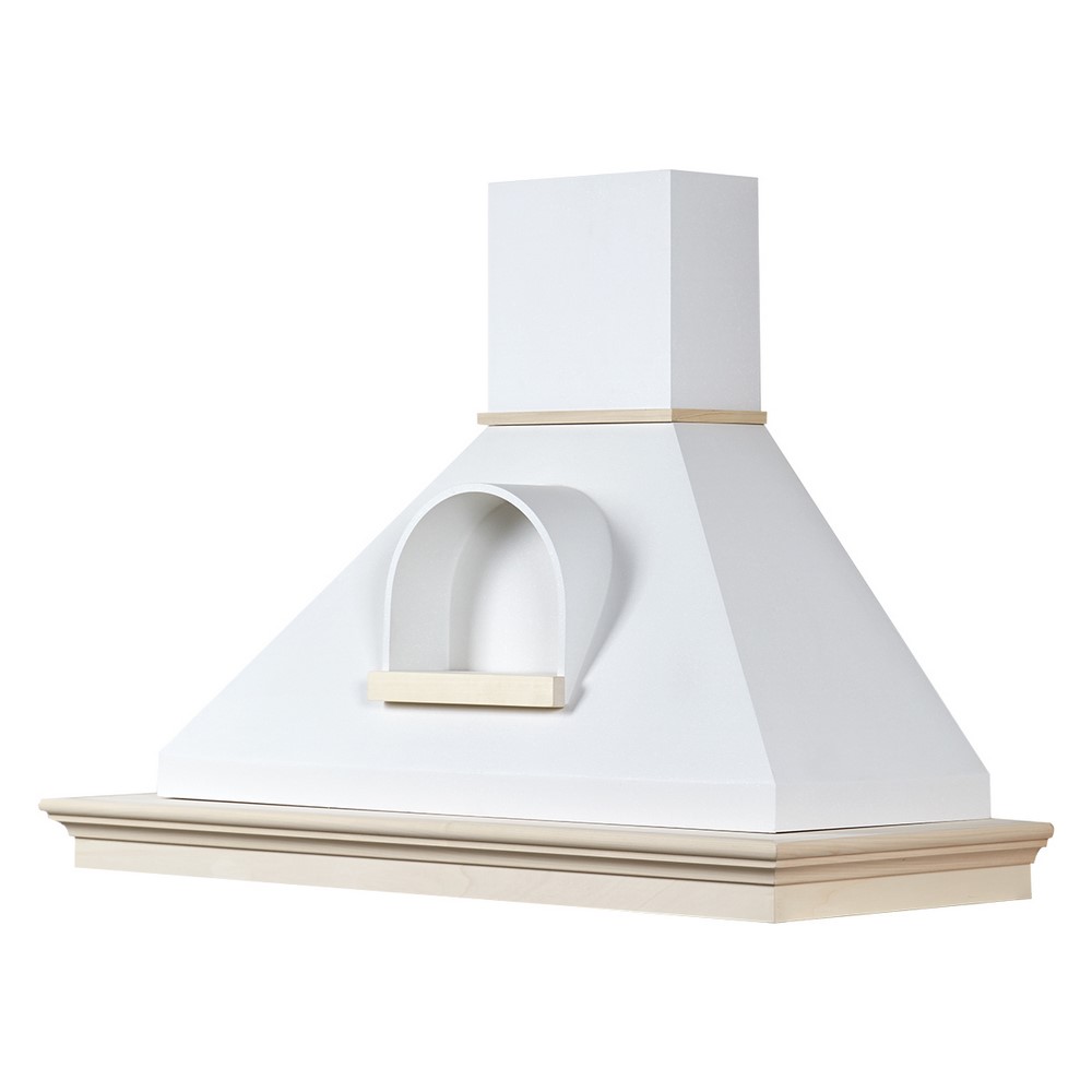 Cappa Classica Cucina MAYA 120 Toulipier grezzo, C/Nicchia motore C70