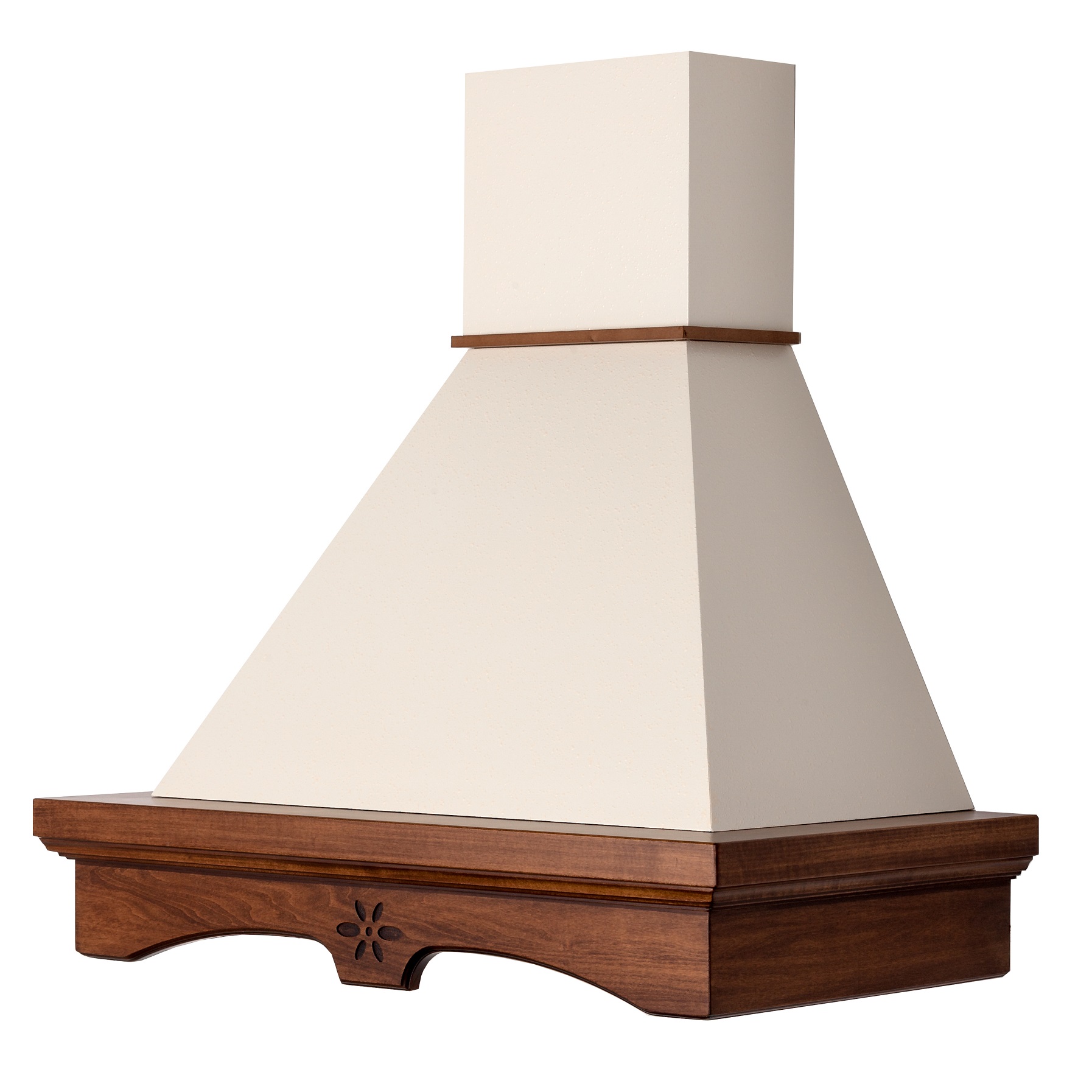 Agny 90 hood dark walnut cream cone Faber C52 engine