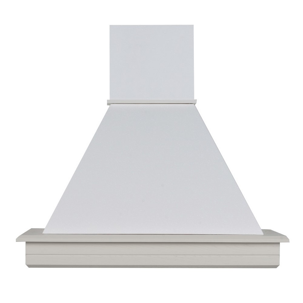 - Cappa classica Rustica legno STOCK 90 Frassino Bianco decape' motore 218 mc/h
